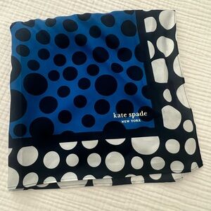 Kate Spade snow dot bandana scarf